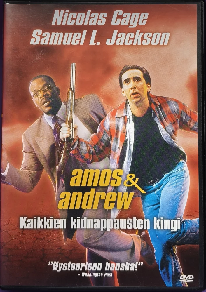 DVD) Nicolas Cage: Amos & Andrew - Kaikkien Kidnappausten Kingi (1993)