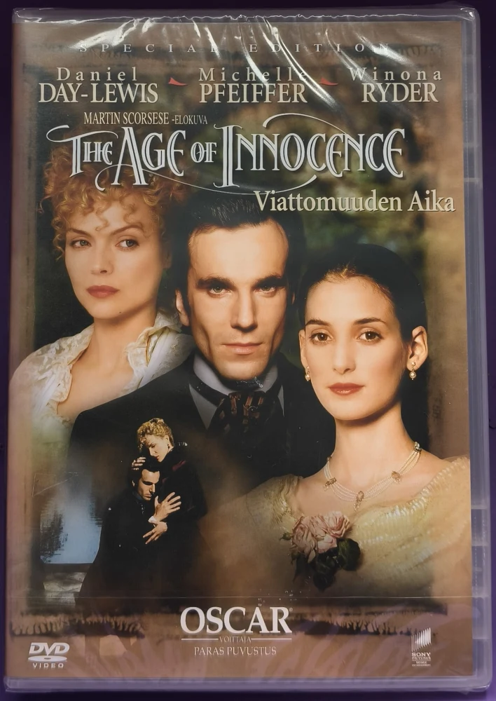 UUSI (DVD) Age of Innocence - Viattomuuden aika (1993)