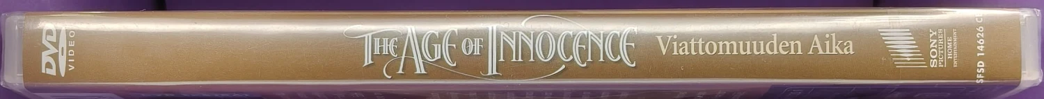 UUSI (DVD) Age of Innocence - Viattomuuden aika (1993)