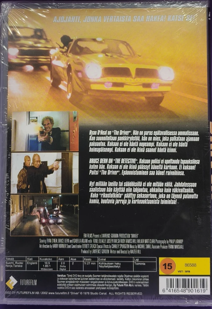 UUSI (DVD)  Ryan O'Neal: Driver - Keikkakuski (1978) SUOMIKANNET