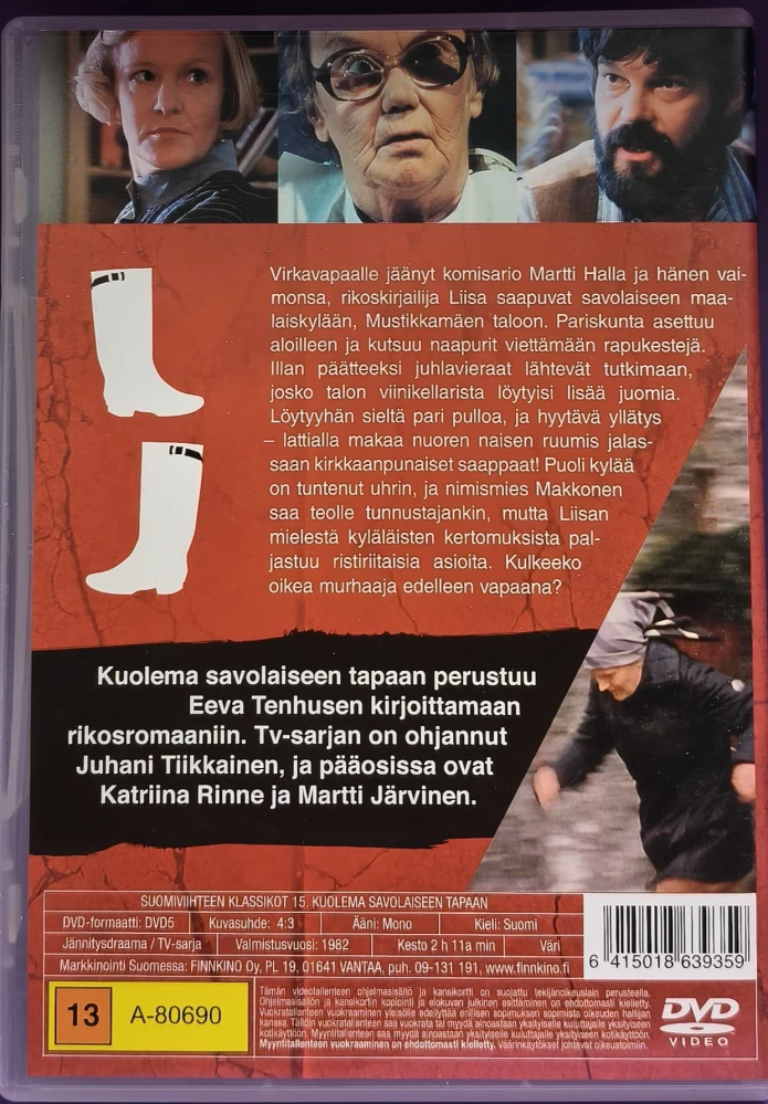 DVD) Kuolema savolaiseen tapaan (1982) Suomiviihteen klassikot 15.