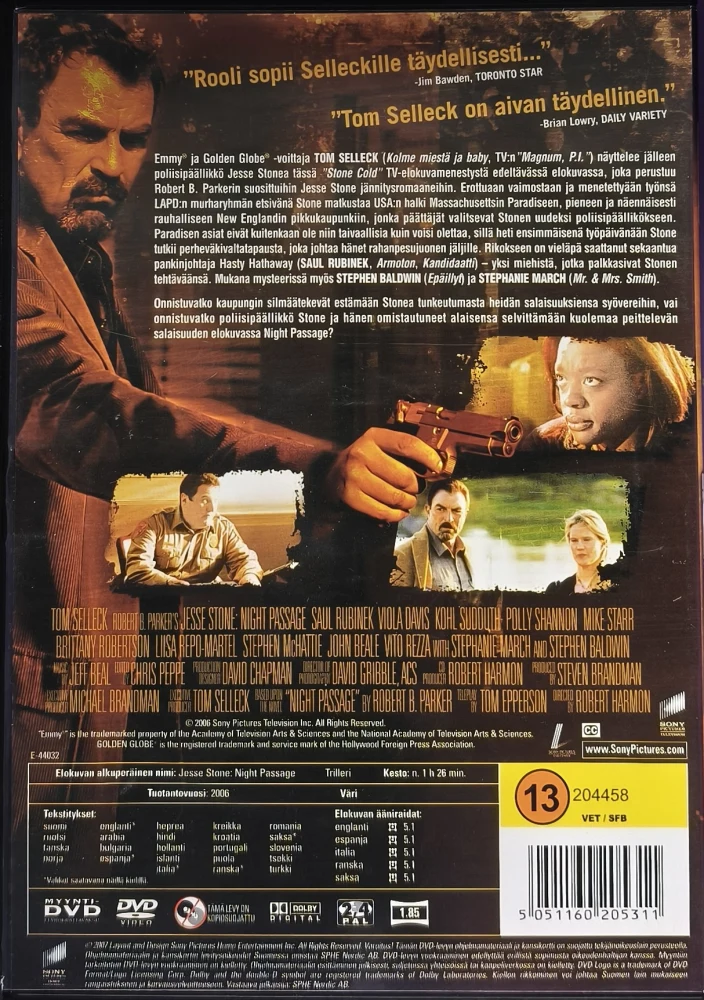 DVD) Tom Selleck: Jesse Stone: Night Passage (2006)