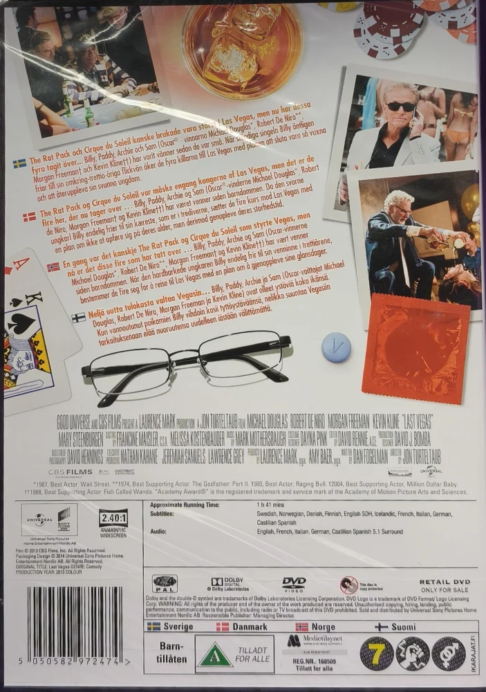 UUSI (DVD) Robert De Niro: Last Vegas (2013)