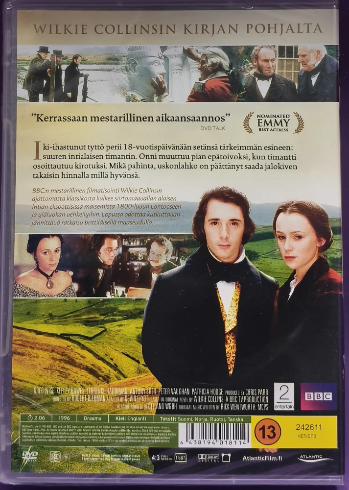 UUSI (DVD) Kuunkivi - The Moonstone (1996) BBC