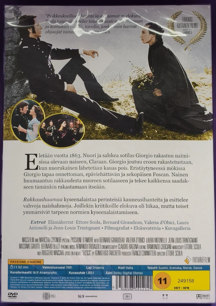 UUSI (DVD) Ettore Scola: Rakkaushuumaa (1981) SUOMIKANNET