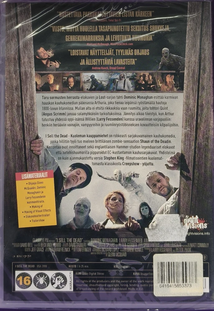 UUSI (DVD) I Sell the Dead - Kuoleman Kauppamiehet (2008)