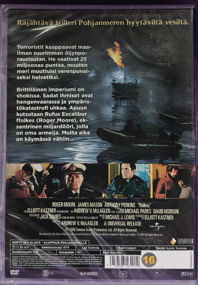 UUSI (DVD) North Sea Hijack - Kaappaus Pohjanmerellä (1980)