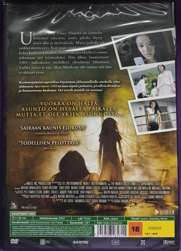 UUSI (DVD) Apartment 1303 (DARK LABEL 13) 2007