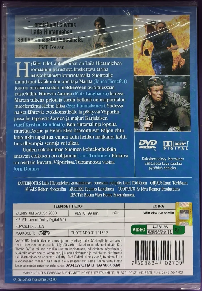 UUSI (DVD) Hylätyt talot, autiot pihat (2000)