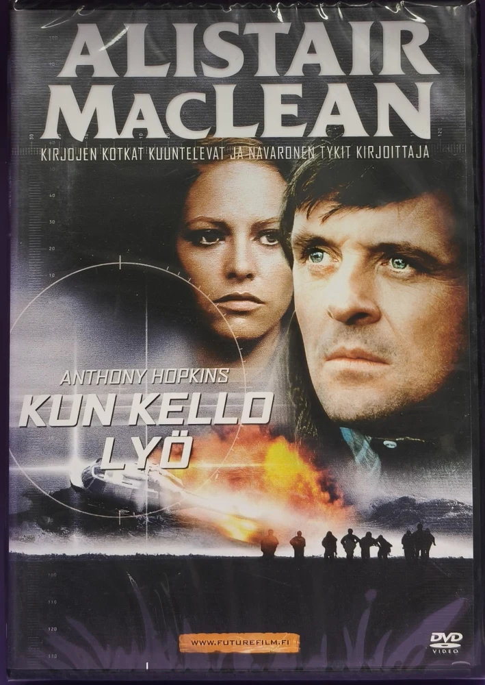 UUSI (DVD) Alistair MacLean: Kun kello lyö (1971) Anthony Hopkins