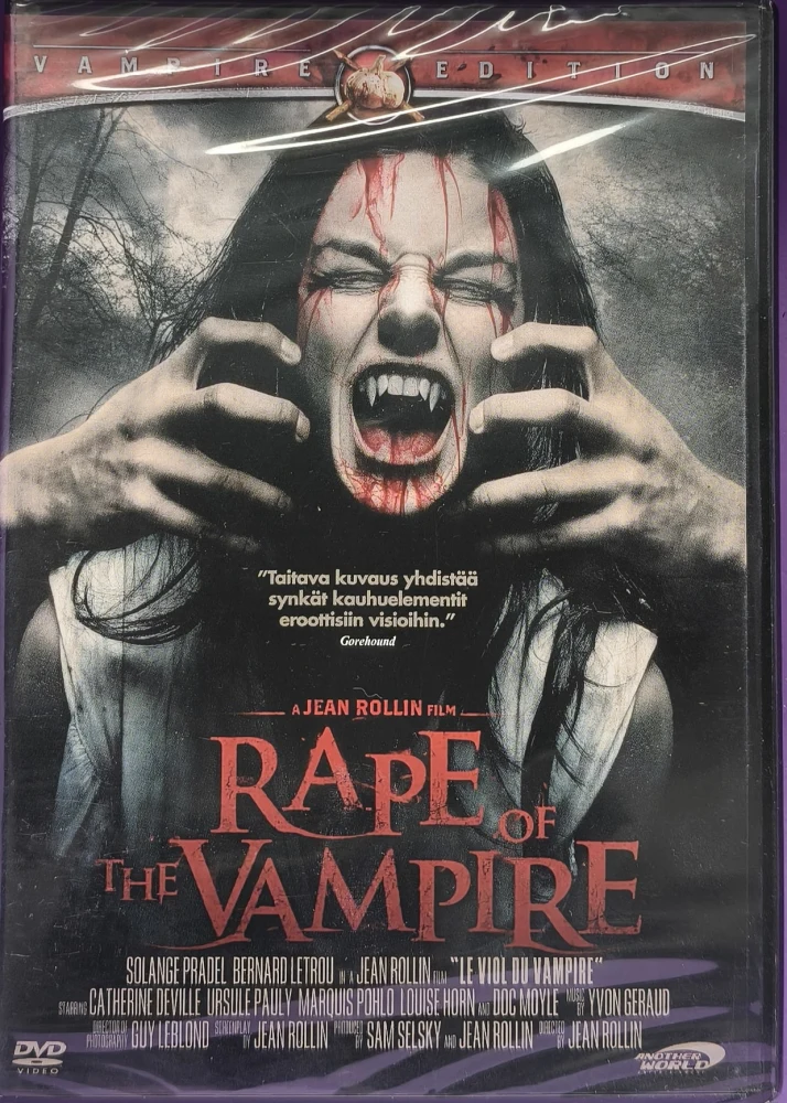 UUSI (DVD) Jean Rollin: The Rape of the Vampire (1968)