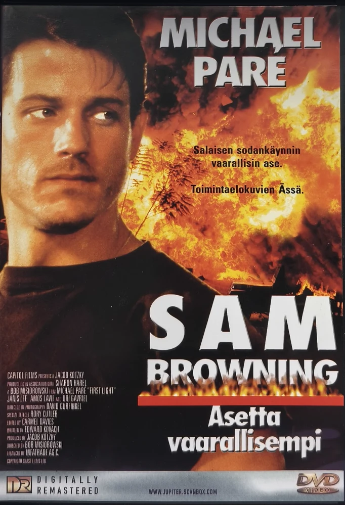 DVD) Sam Browning - asetta vaarallisempi (1992) JUPITER