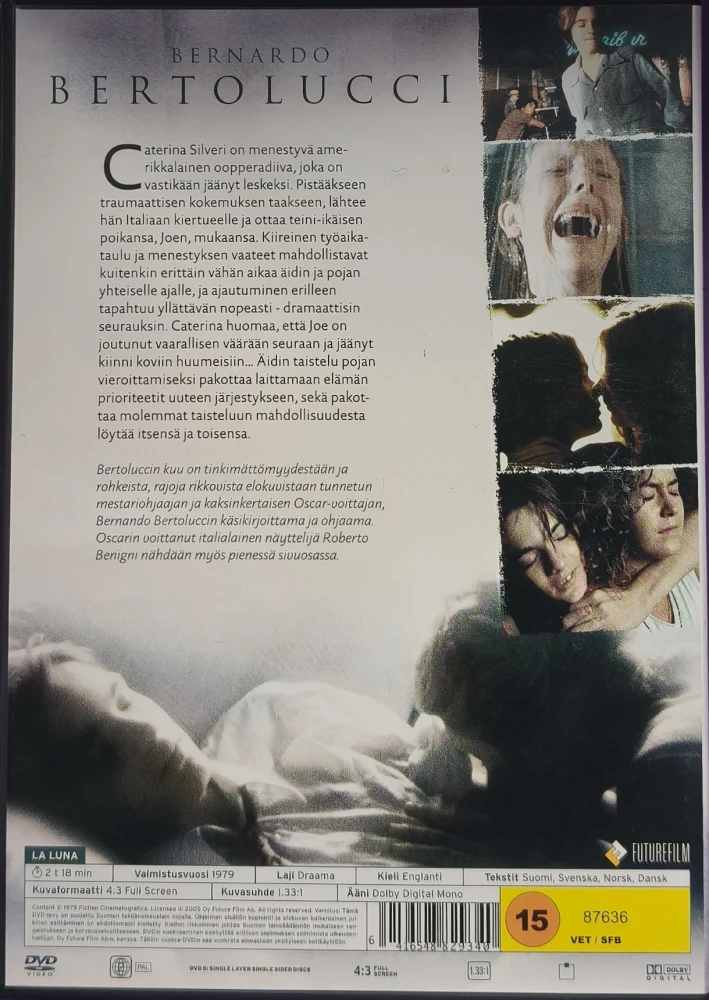 DVD) La luna - Bertoluccin kuu (1979) Bernardo Bertolucci