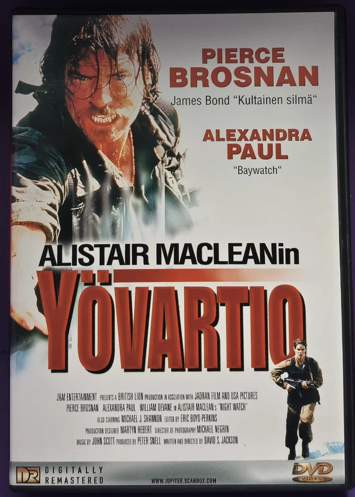 DVD) Alistair Macleanin Yövartio (1995) Pierce Brosnan