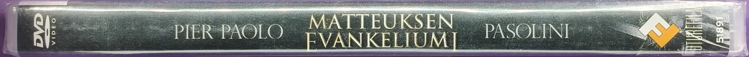 UUSI (DVD) Pier Paolo Pasolini: Matteuksen Evankeliumi (1965)