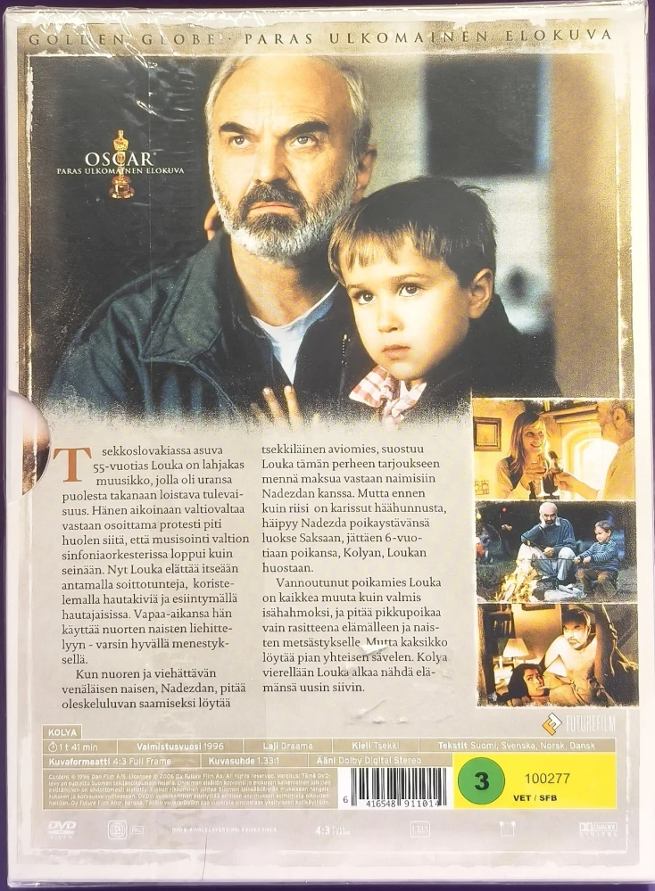 UUSI (DVD) Kolja - Kolya (1996) SUOMIKANNET