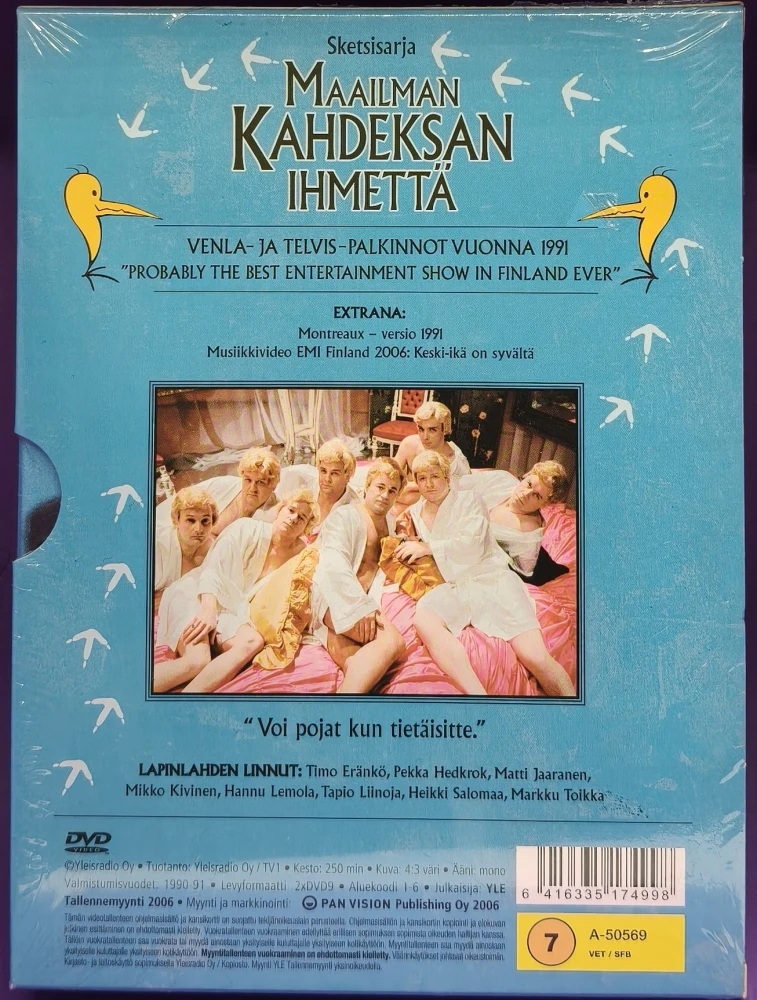 UUSI (2 DVD) Lapinlahden Linnut - Maailman kahdeksan ihmettä