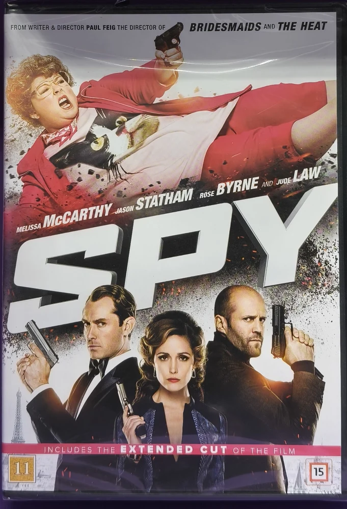UUSI (DVD) Spy – Vakoojan Asussa (2015) Jason Statham