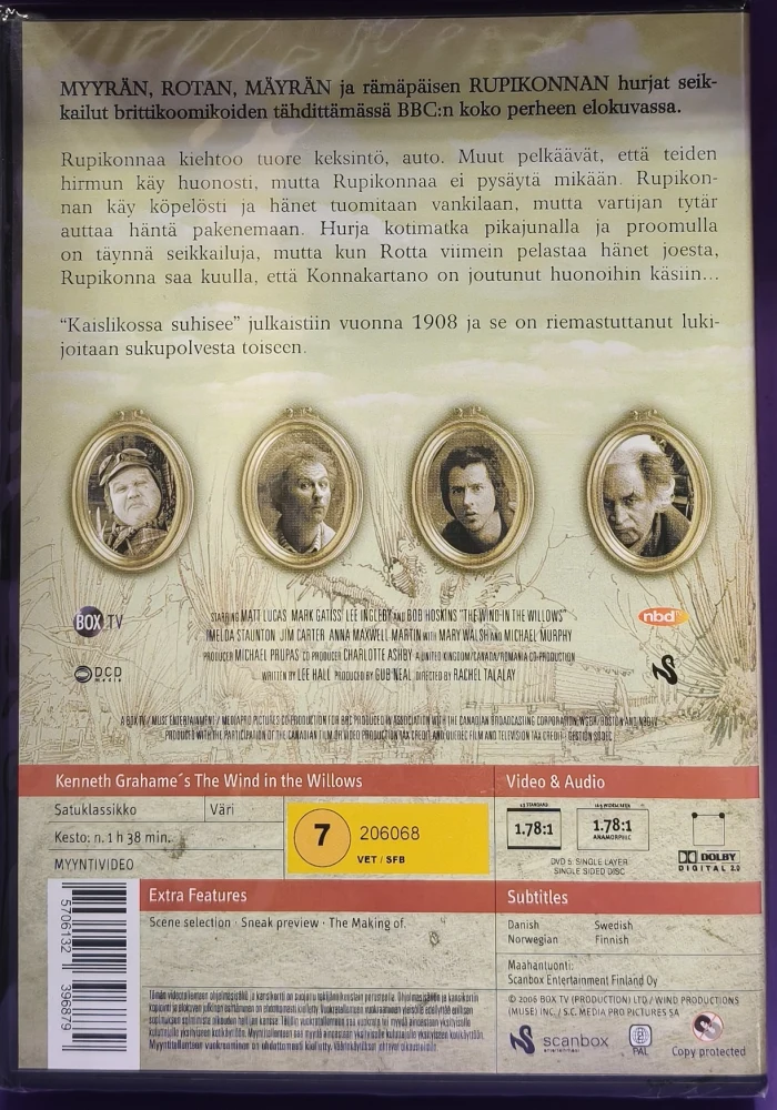 UUSI (DVD) Kaislikossa suhisee (2006) Bob Hoskins