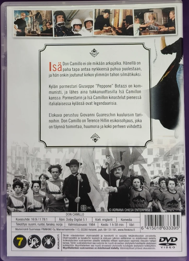 DVD) Terence Hill: Don Camillo (1983) SUOMIKANNET