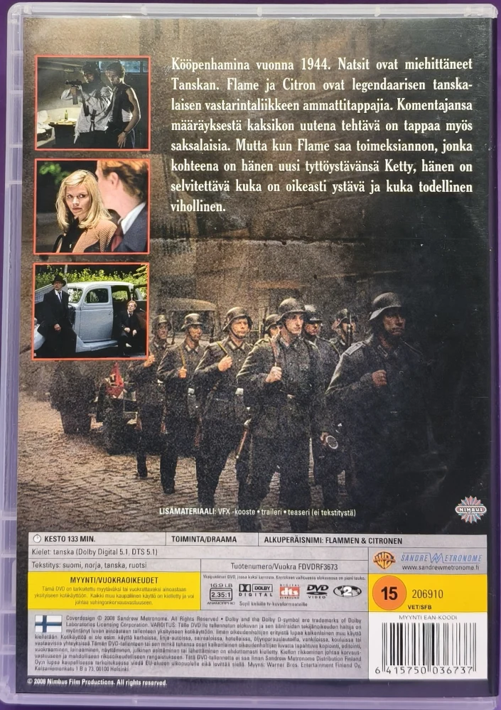DVD) Mads Mikkelsen: Koodinimi Liekki ja Sitruuna (2008)