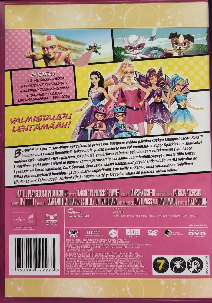 DVD) Barbie Klassikko 26 - Superprinsessa (2014)