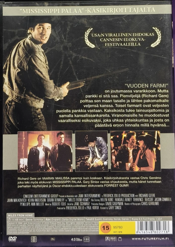 DVD) Richard Gere: Vaaran Mailit (1988) SUOMIKANNET