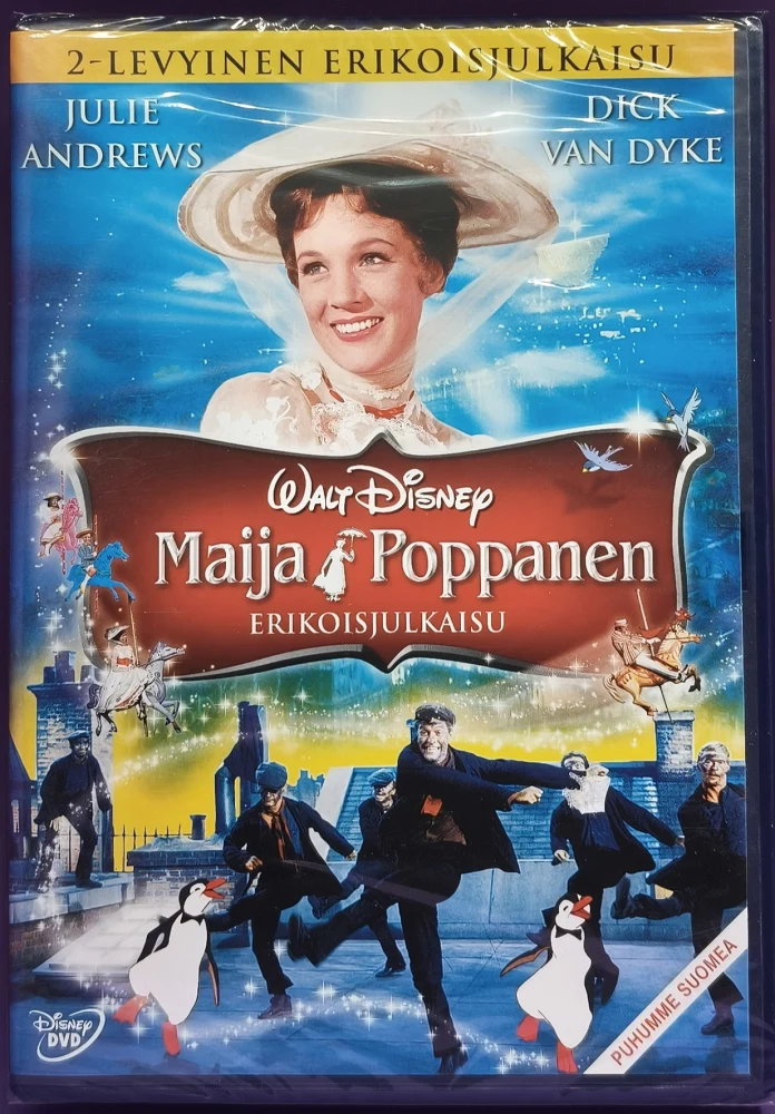 UUSI (2 DVD) Julie Andrews: Maija Poppanen (1964) Erikoisjulkaisu