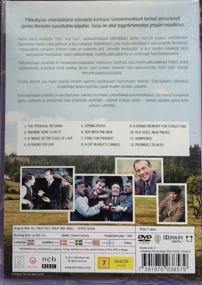 UUSI (3 DVD) KAIKENKARVAISET YSTÄVÄNI 7. KAUSI (1990) BBC