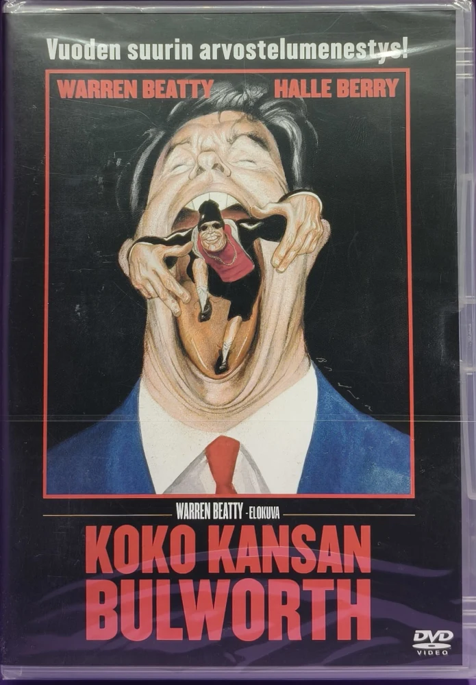 UUSI (DVD) Koko kansan Bulworth (1998) SUOMIKANNET