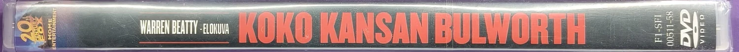 UUSI (DVD) Koko kansan Bulworth (1998) SUOMIKANNET