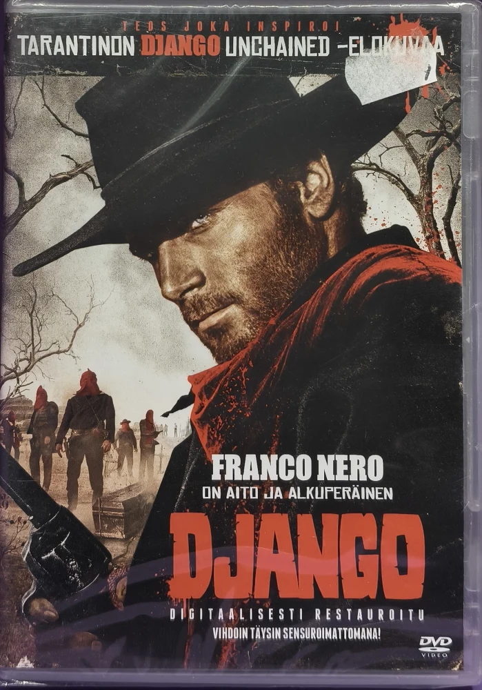 UUSI (DVD) Franco Nero: Django - Kostaja (1966) SUOMIKANNET