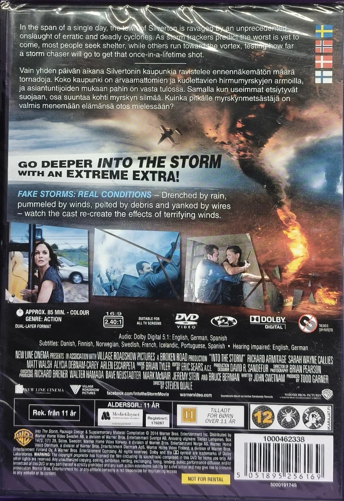 UUSI (DVD) Into the storm - Myrskyn Silmässä (2014)