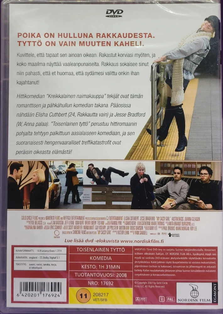 UUSI (DVD)  Elisha Cuthbert: Toisenlainen tyttö (2008)