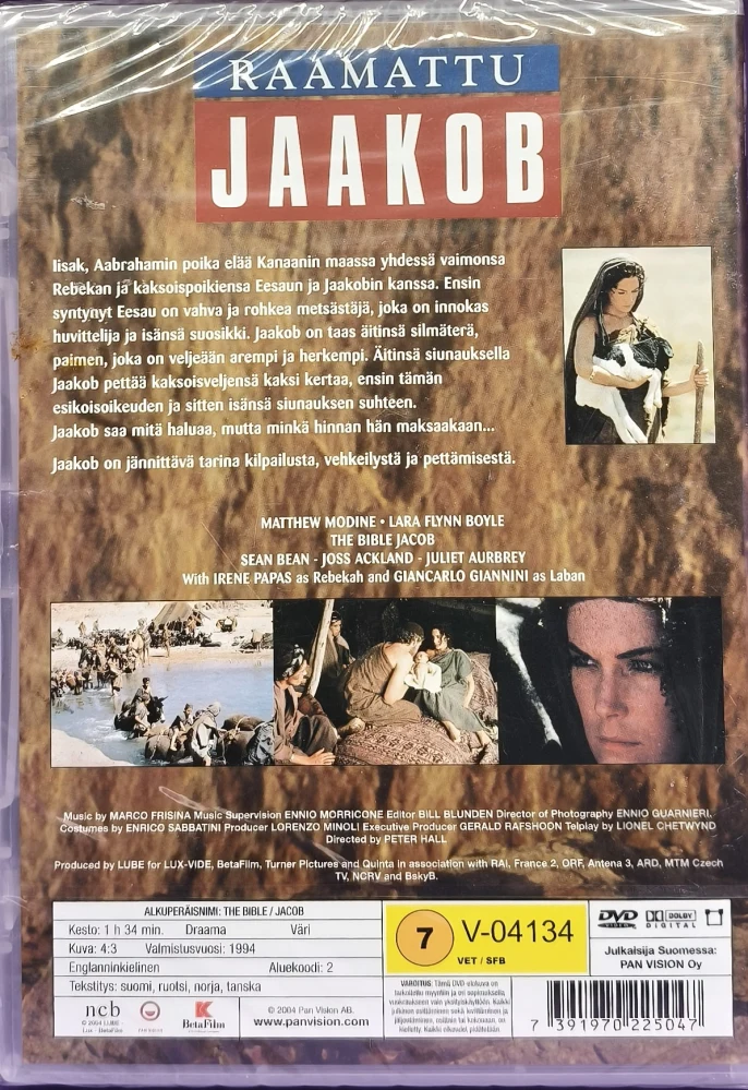 UUSI (DVD) Raamattu: Jaakob (1994) Lara Flynn Boyle