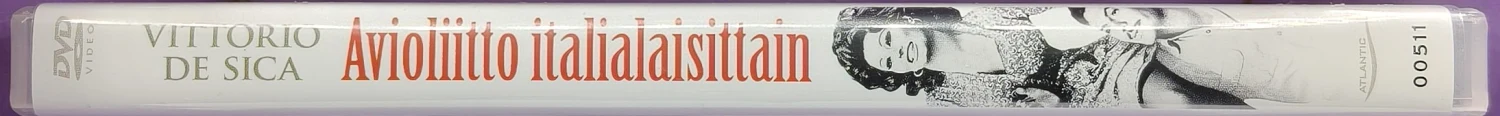 DVD) Vittorio De Sica: Avioliitto Italialaisittain (1964)