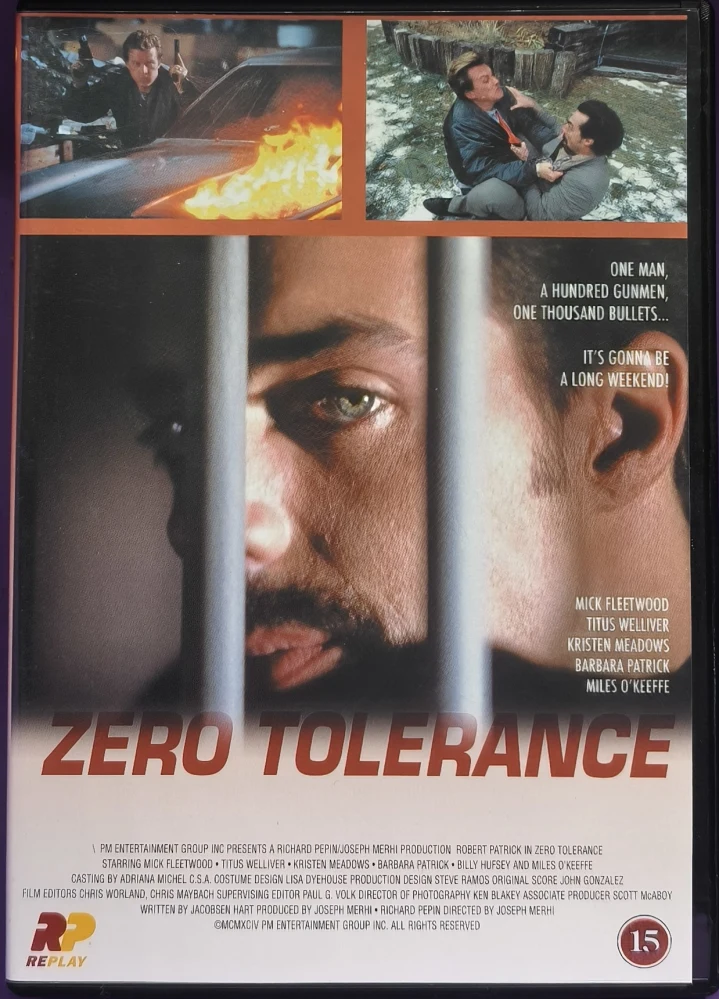 DVD) Robert Patrick: Zero Tolerance (1994)