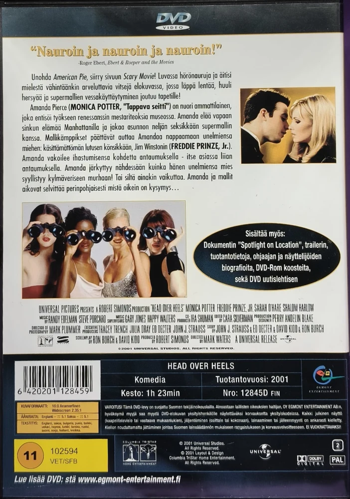 DVD) Kämppikset - Head Over Heels (2001) EGMONT