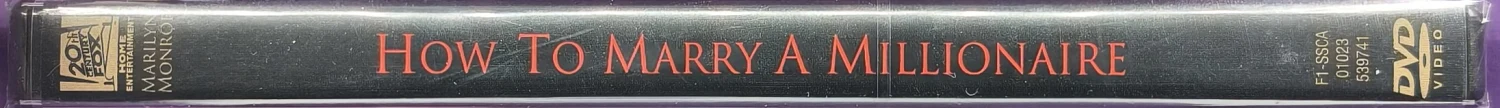 UUSI (DVD) Marilyn Monroe: How To Marry A Millionaire (1953)