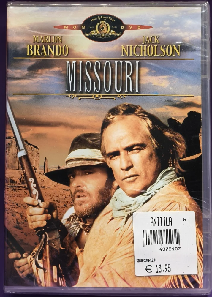 UUSI (DVD) Marlon Brando, Jack Nicholson: Missouri (1976)