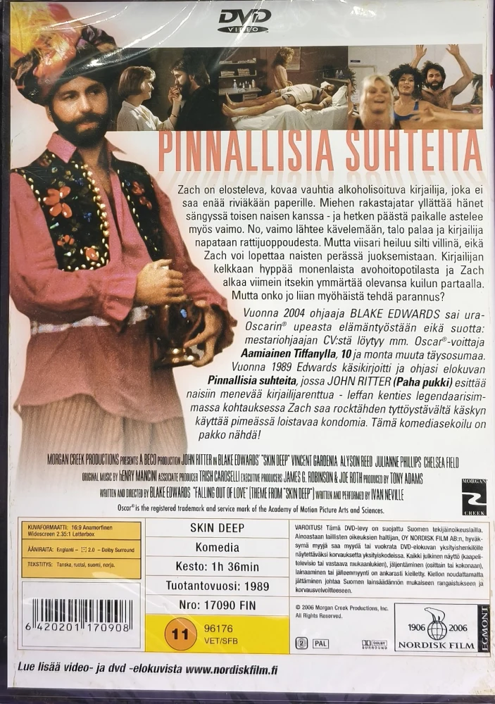 UUSI (DVD) Pinnallisia Suhteita (1989)