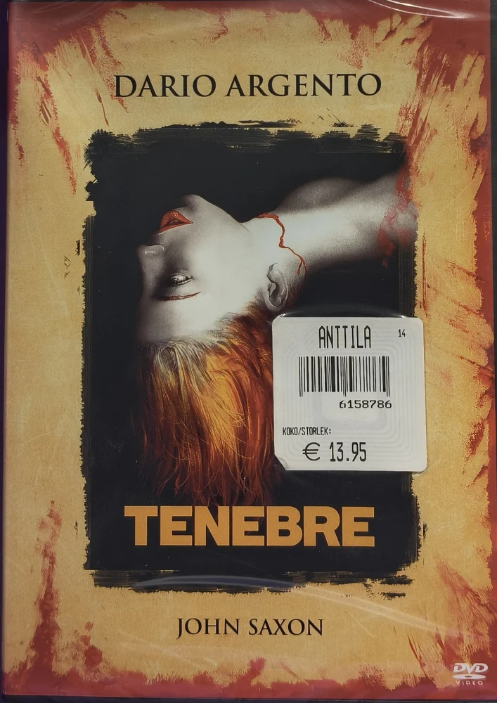 UUSI (DVD) Dario Argento: Tenebre (1982) SUOMIKANNET