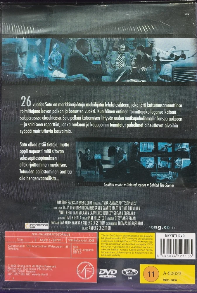 UUSI (DVD) NDA - Salassapitosopimu (2005)