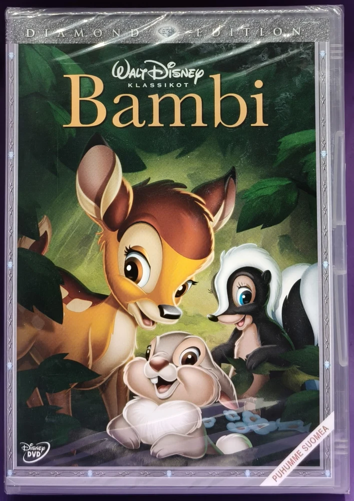 UUSI (DVD) Walt Disney Klassikko 5. Bambi (1942)