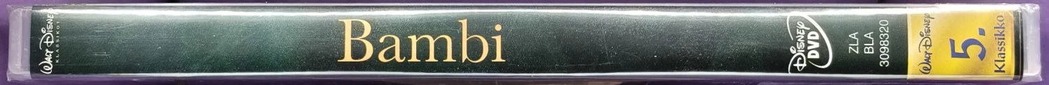 UUSI (DVD) Walt Disney Klassikko 5. Bambi (1942)