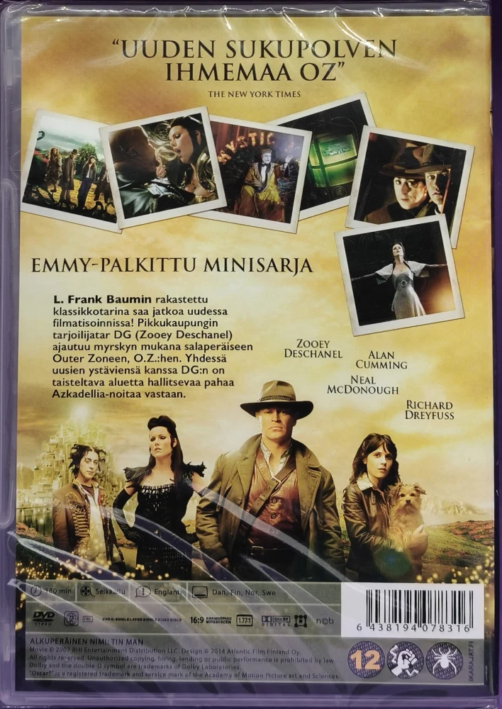 UUSI (2 DVD) Tin Man - The Wizard of Oz Story (2007)