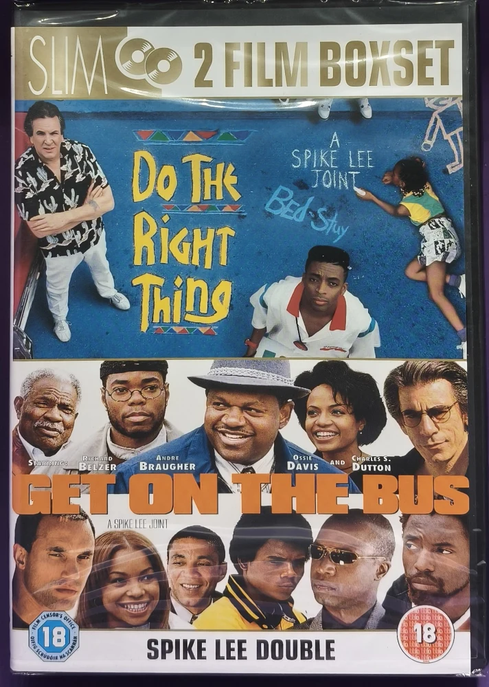 UUSI (2 DVD) Spike Lee: Do the Right Thing & Get on the Bus (1989) & (2001)