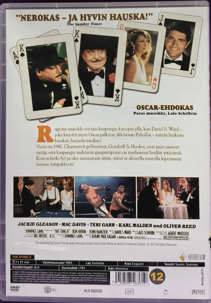 DVD) Uusi puhallus - The Sting II (1982) SUOMIKANNET