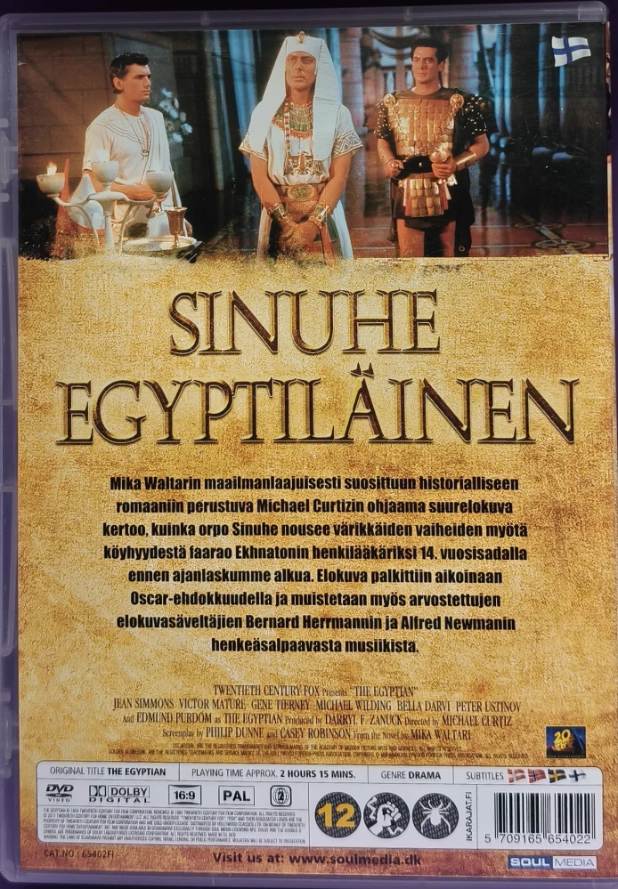 DVD) Sinuhe, egyptiläinen (1954) SUOMIKANNET