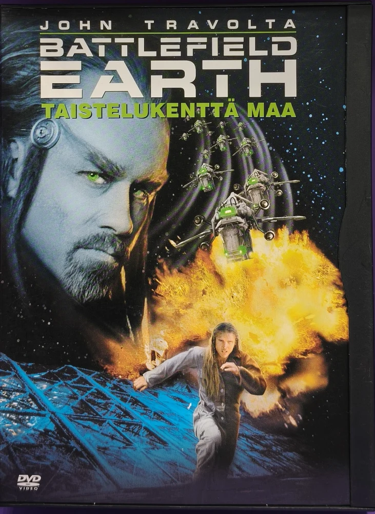 DVD) John Travolta: Battlefield Earth - Taistelukenttä maa (2000)